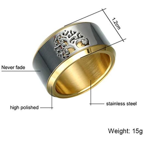 RING - Tree Band Ring - Picture 2 of 2